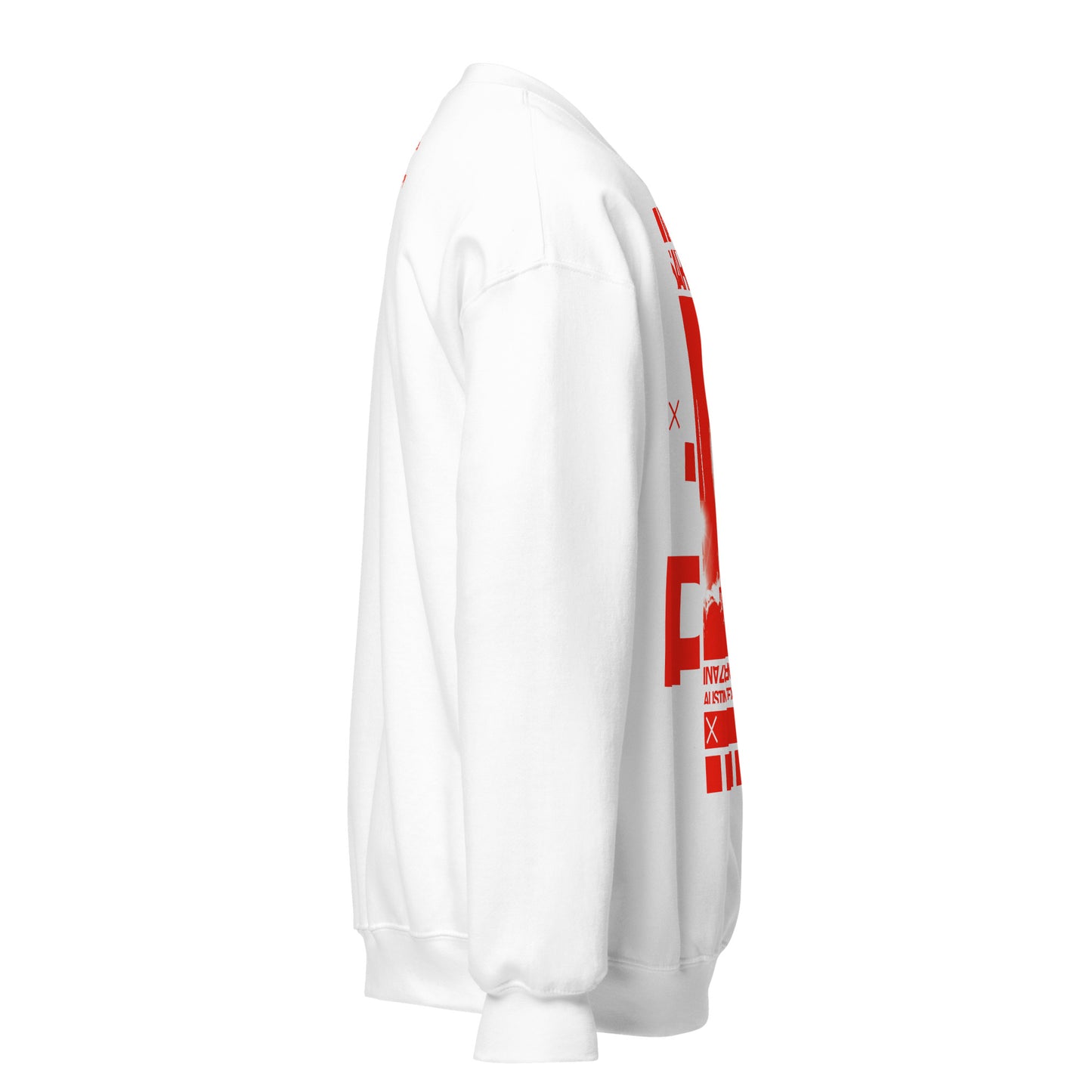 325 Sweatshirt - White//Red